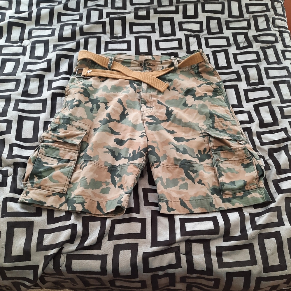 Levi's Camouflage Cargo Shorts